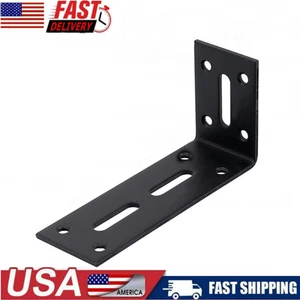 90 Degree L Bracket Corner Braces Stainless Steel Heavy Duty Shelf Bracket - Picture 1 of 13