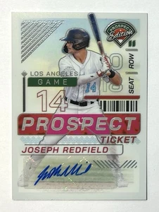 2024 Panini Prospect Edition #107 Joseph Redfield Auto Prospect Ticket Autograph - Picture 1 of 9