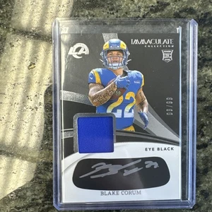 2024 Immaculate Collection Eye Black Blake Corum RC ROOKIE JERSEY AUTO /99 - Bild 1 von 5