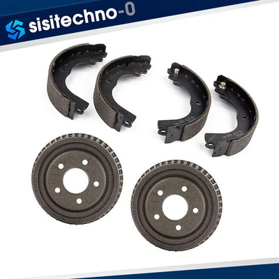 Rear Brake Drums Brake Shoes Kit for 2008 2009 2011-2016 Mitsubishi Lancer 2.0L - Image 1 of 4