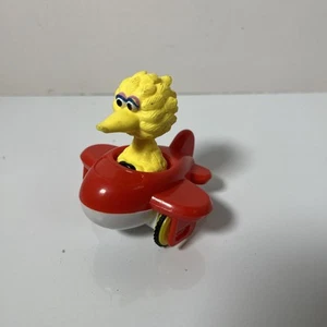 Vintage illco Yellow Big Bird Red Plane Car Toy JIm Hensons - Picture 1 of 5