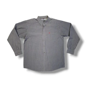 Ariat Pro Series Shirt Men’s Large Grey Plaid Button Up Western Shirt - Picture 1 of 13