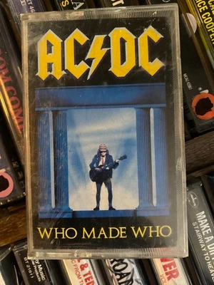 AC/DC *Who Made Who *cassette tape *VG+/NM *1986 *Atlantic *81650-4 *ROCK - Image 1 of 4