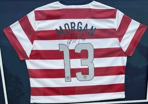 Nike USA USWNT Alex Morgan Waldo Home Soccer Jersey- Autographed! Rare! - Picture 1 of 3