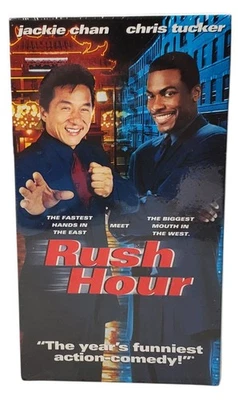 VHS Warner Brothers Rush Hour feat. Jackie Chan, Chris Tucker NEW SEALED Warner - Image 1 of 4