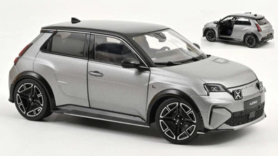 MODELLINO AUTO STATICO DIECAST NOREV ALPINE A290 GT 2025 GRIGIO/NERO SCALA 1:18 - Immagine 1 di 4