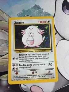 Juego de Cartas Coleccionables Pokémon Chansey 3/130 - Juego Base 2 - Holo Raro De Colección 1999 WOTC - Imagen 1 de 8