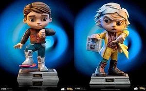Marty Mcfly & Doc Brown - Back to the Future II - MiniCo - Iron Studios Statues - Picture 1 of 22