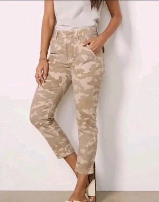 Citizens Of Humanity Leah Cargo Pants Taupe Camo Size 30 NWT - Image 1 of 4