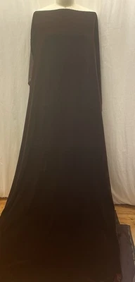 USA Made Rayon Velvet  Luxurious Brown Color Fabric 2.75 Yards 36 Inches Wide - Image 1 of 4