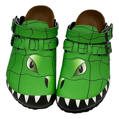 Birkenstock Kay Child Sandals Size 1 Narrow Monster Head Green New in Box - Image 1 of 4
