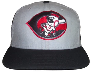 NEW VINTAGE CINCINNATI REDS MLB NEW ERA 59FIFTY GREY FITTED HAT 7 5/8 RARE! - Picture 1 of 3