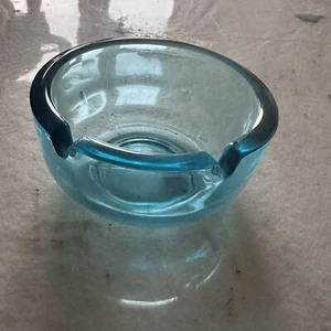 J WUIDART & CO Kunstglas Türkis 3 1/2" Aschenbecher - Bild 1 von 8