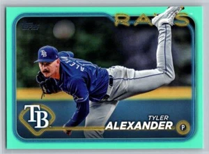 2024 Topps Update #US235 Tyler Alexander Tampa Bay Rays Aqua - Bild 1 von 2