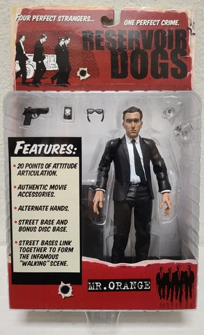 2001 Mezco Toys Reservoir Dogs Mr. Orange Action Figure NIB Tim Roth NIB Cover