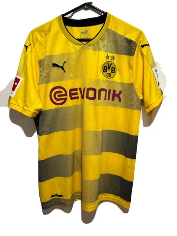 Borussia Dortmund 2017/18 Puma Home Jersey Sz XL Cover