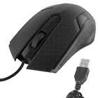 Raton Optico USB con Cable Mouse Gaming Ergonomico para Ordenador Rombos Negros