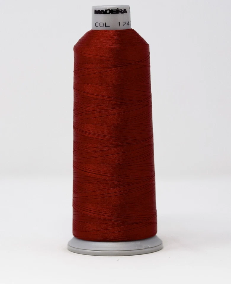 MADEIRA # 1747 - Candy Apple Red -Polyneon Machine Embroidery Thread, 5500 yards - Image 1 of 1