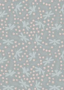 2.5m Lewis & Irene Fairy Clocks A507, 100% Cotton - Picture 1 of 1