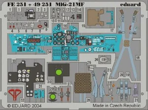 EDUARD Fotoincisioni MiG-21MF ACADEMY 1/48 - FE251 - Foto 1 di 1