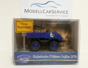 Wiking Sondermodell 1/87 (H0): Unimog U411 Pritsche "Mönchshof-Bräu Kulmbach" - Bild 1 von 3