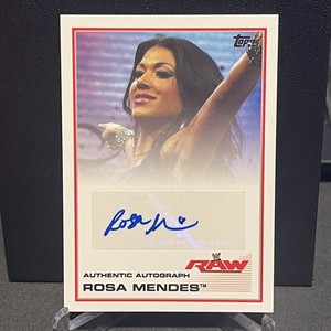 2013 Topps WWE RAW Rosa Mendes Autograph Topps Certified Autograph Issue