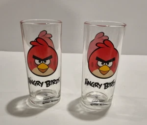 2x Angry Birds Red Glasses – 300ml Novelty Cups – Licensing Essentials - Bild 1 von 7