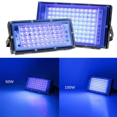 LED Stage Performance Flood Effect Light Disco Party DJ Blacklight Ultraviolet - Image 1 of 4