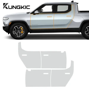 For Rivian R1T 2021-2023 Car Doors Precut Paint Protection Film TPU Clear PPF - Foto 1 di 11