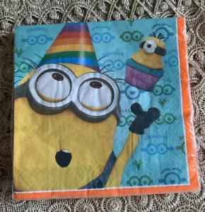 "Serpientes de almuerzo DESPRECIABLE ME 2 MINIONS 16 quilates 2 capas 13"" X 13" - Imagen 1 de 2