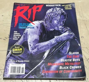 Vintage Original RIP November 1994 Magazine Slayer Beastie Boys NIN The Cult - Foto 1 di 16