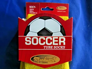 Calcetines de fútbol Markwort para jóvenes * grandes * ajustados talla 3-6 (edades 5-8) * dorados - amarillos * - Imagen 1 de 4