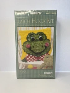 Caron Natura Froggy Latch Hook Kit #P535 12"x12" Sealed New - Picture 1 of 2