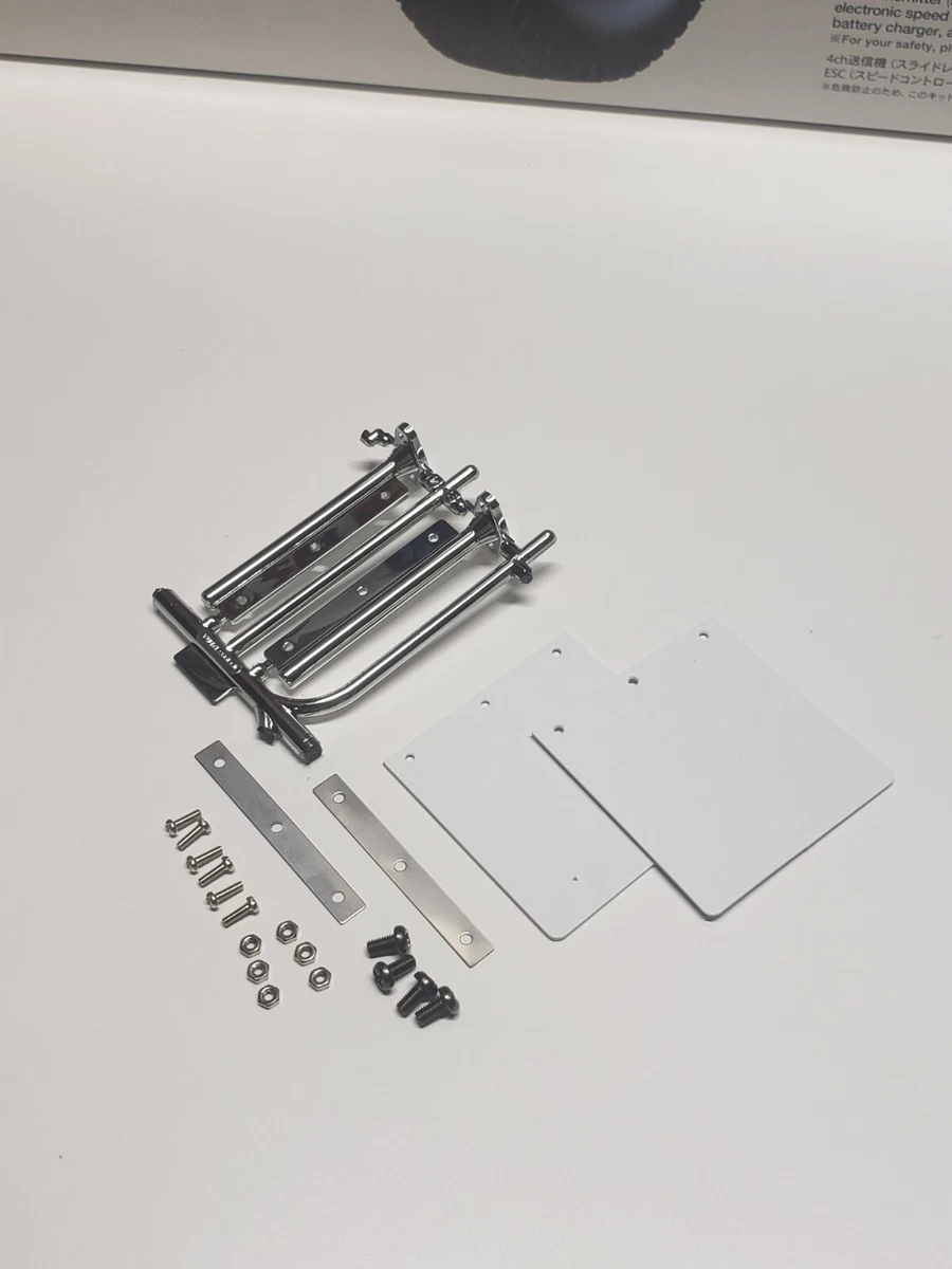 Tamiya 1/14 Aluminum Middle Chassis Mount - 3PC Set For King Hauler/Globe Liner/Aeromax, Black - View #5