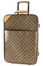 Authentic LOUIS VUITTON Pegase 55 Monogram Canvas Travel Rolling Suitcase #48188