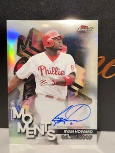 2024 Topps Finest - Finest Moments Autografi #FMA-RH Ryan Howard (AU) - Foto 1 di 5
