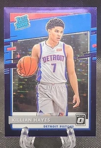 2020-21 Optic Killian Hayes FOTL Purple Stars Prizm 12/13 Rookie #157 Kolben RC - Bild 1 von 2