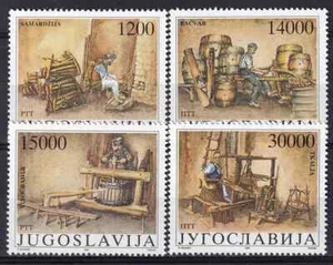 Pintura Yugoslavia 1989 Yvert 2255/58 MNH VF - Imagen 1 de 1
