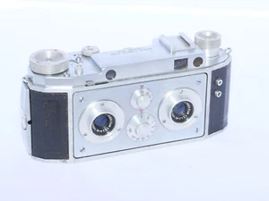 Cámara fotográfica estéreo 3D Busch Veriscope F40. Lentes Berthiot de 40 mm. Francia. CLA'd - Imagen 1 de 13
