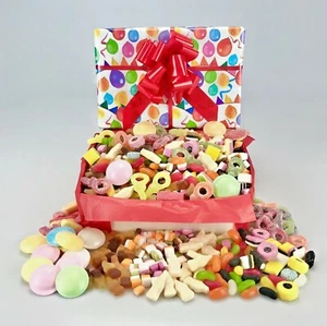 Retro Sweet Hamper Large Mix Birthday Get Well Thanks His Valentines Mothers Day - Picture 1 of 7