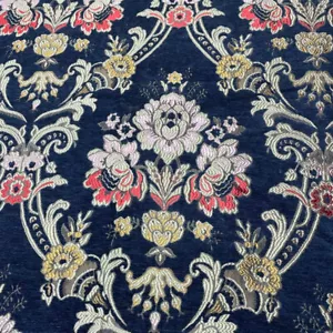 Royal Bouquet 110"Width Chenille Jacquard Tapestry Upholstery Fabric Yard DIY - Picture 1 of 26