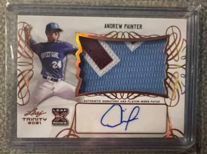 2021 Leaf Trinity RPA Patch Andrew Painter RC AUTO Phillies Letter Patch - Bild 1 von 1