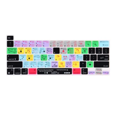 XSKN Ableton Live Shortcuts Keyboard Cover for Macbook Pro 13.3"/16" Touch Bar - Image 1 of 4
