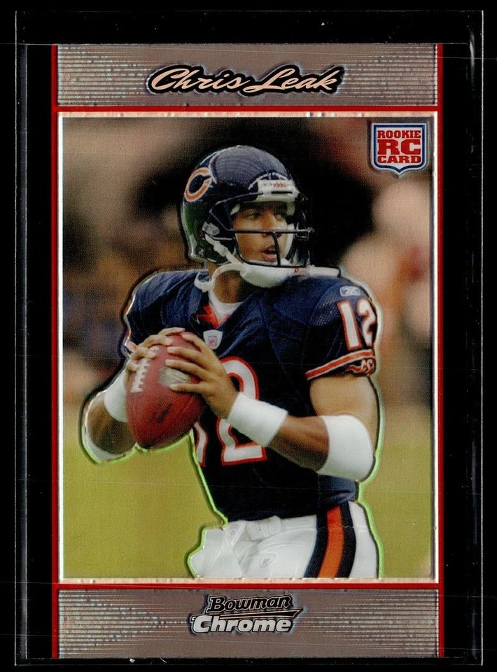 2007 BOWMAN CHROME REFRACTOR ROOKIE CHRIS LEAK BEARS - Image 1 of 1