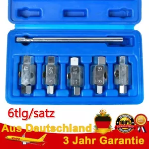 Öldienst Schlüssel Vierkant KFZ Ölablass Schraube Set Ölwanne Ölwechsel Werkzeug - Bild 1 von 11