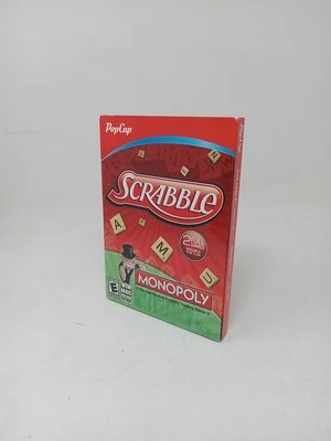 New Sealed PopCap Scrabble / Monopoly (PC, 2013) With Slipcover - New - See Desc - Image 1 of 4