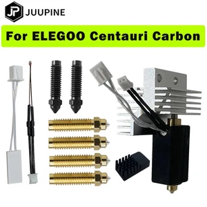 Kit Hotend Estrusore Assemblato per Elegoo Centauri Ugello Carbonio Ottone Bimetallico - Foto 1 di 18