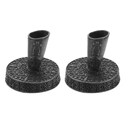 2 Stück Stifthalter aus Metall,Schreibtisch-Stifteständer für Bürobedarf,schwarz - Bild 1 von 4