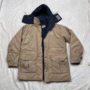 Vintage LL Bean Parka Mens Large Goretex Thinsulate 3M Hooded 90s Maine Wardens - Picture 1 of 20