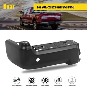 New Rear Left Bumper Face Bar For Ford F250 F350 2017-2021 2022 W/ Sensor Holes - Picture 1 of 13